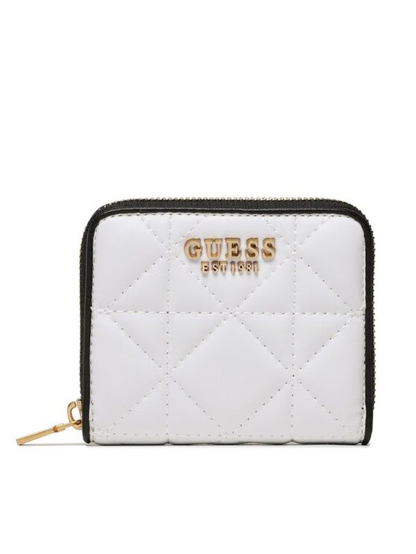 Guess Guess Малък дамски портфейл Slg Recap SWQA89 62370 Бял