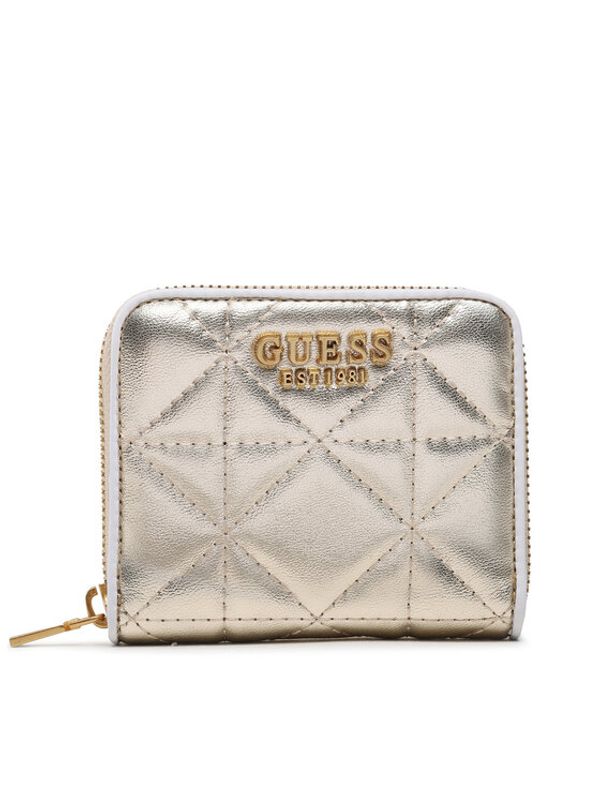 Guess Guess Малък дамски портфейл Slg Recap SWQM89 62370 Златист