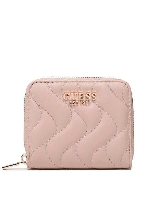 Guess Guess Малък дамски портфейл SWEQG8 96937 Розов