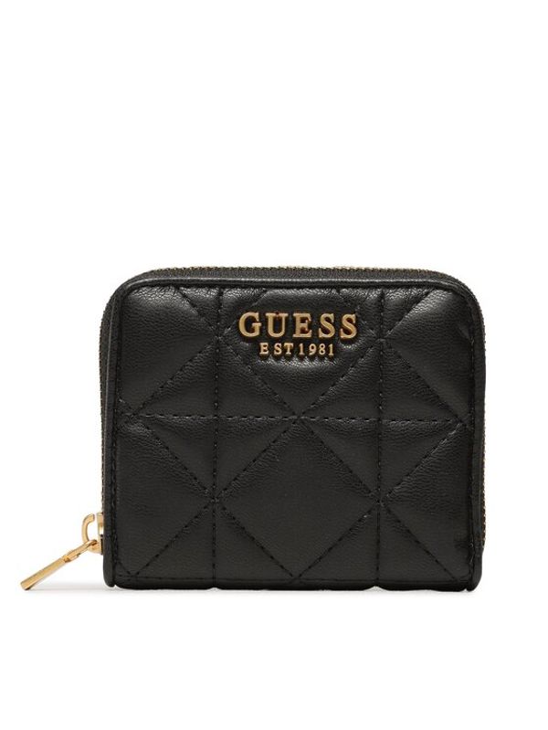 Guess Guess Малък дамски портфейл SWQA89 62370 Черен