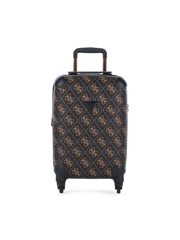 Guess Guess Малък твърд куфар Berta (S) Travel TWS868 89430 Кафяв