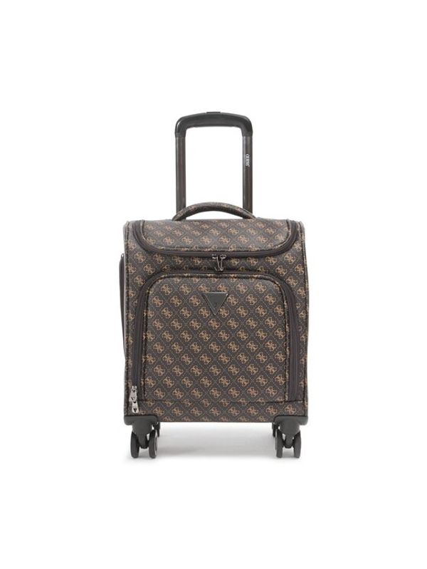 Guess Guess Малък твърд куфар Divvy (Q) Travel TWQ883 09710 Кафяв