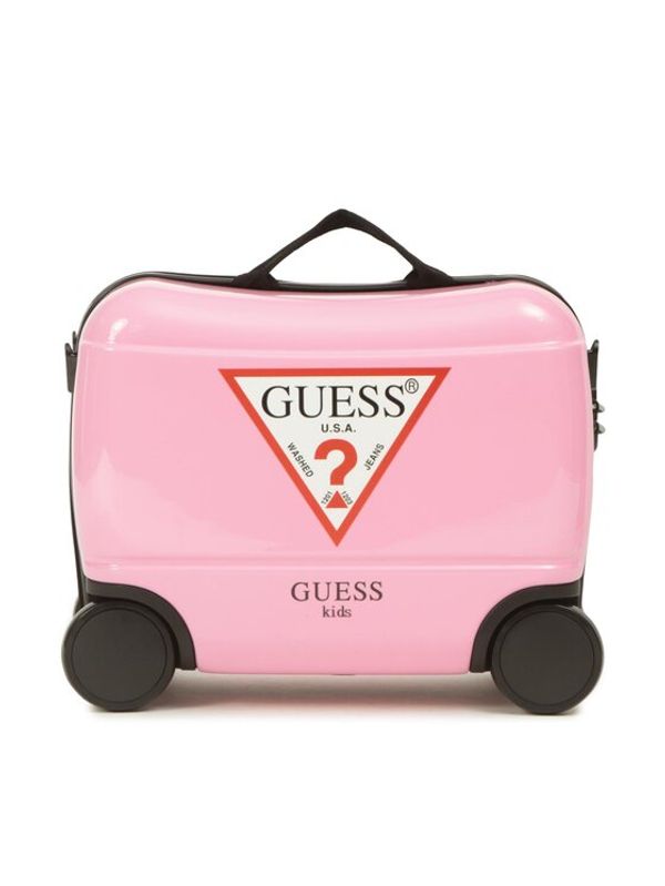 Guess Guess Малък твърд куфар H3GZ04 WFGY0 Розов