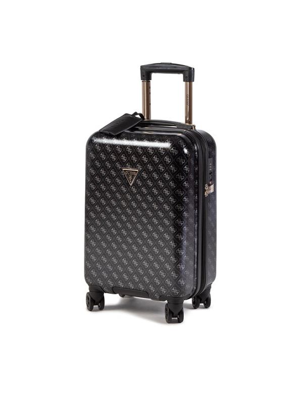 Guess Guess Малък твърд куфар Jesco Travel TWH838 99830 Черен