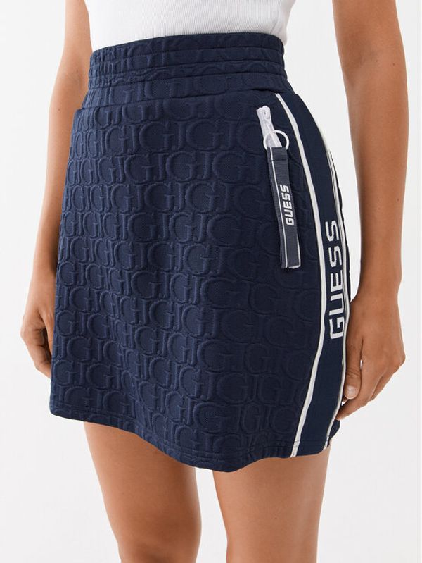 Guess Guess Мини пола Darla V3YD06 KBSL0 Син Regular Fit