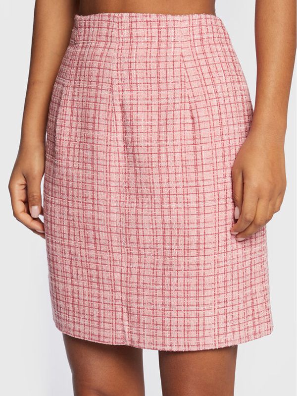 Guess Guess Мини пола W3RD41 WF5A0 Розов Slim Fit