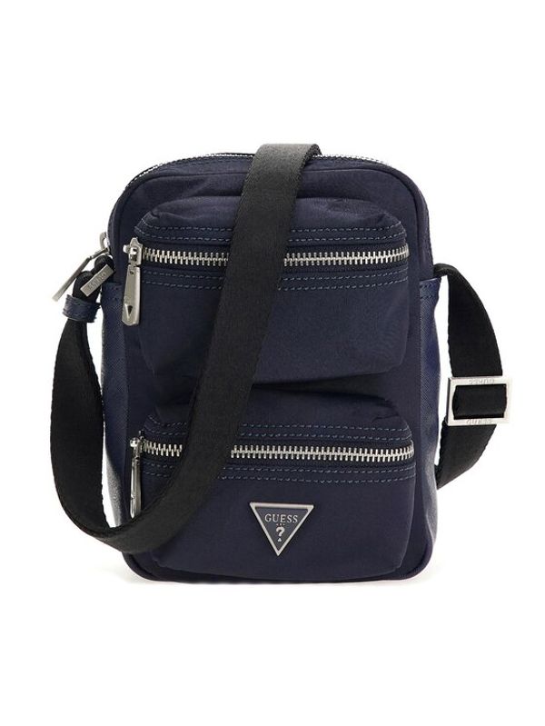 Guess Guess Мъжка чантичка Certosa Nylon Smart HMECRN P3163 Тъмносин