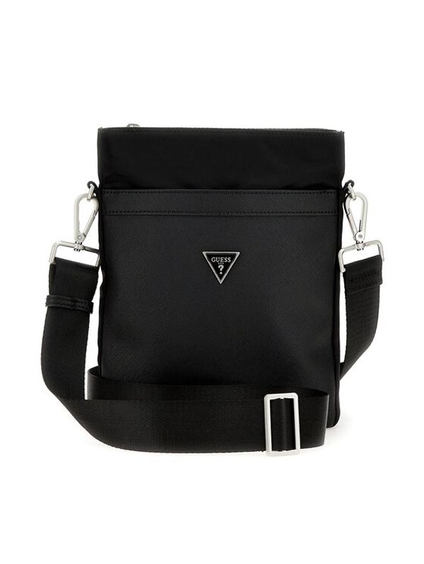Guess Guess Мъжка чантичка Certosa Nylon Smart Mini Bags HMECRN P3376 Черен