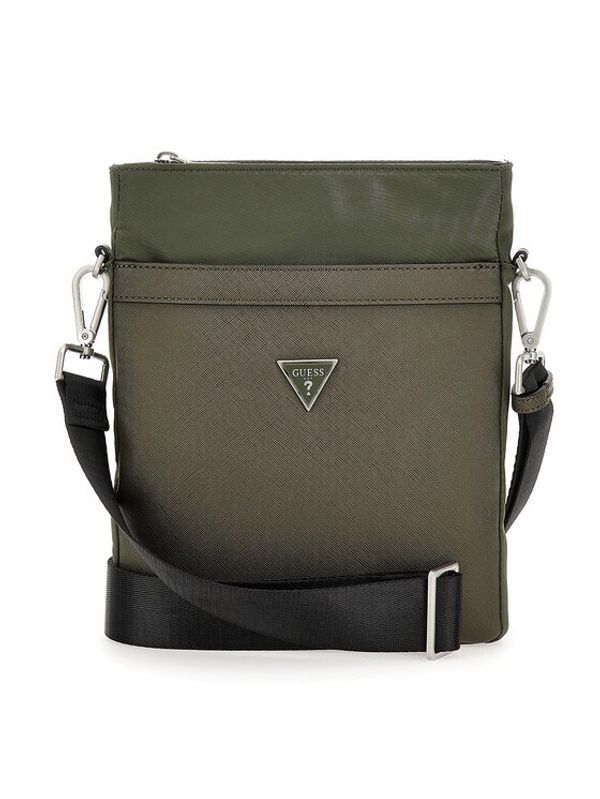 Guess Guess Мъжка чантичка Certosa Nylon Smart Mini Bags HMECRN P3376 Зелен