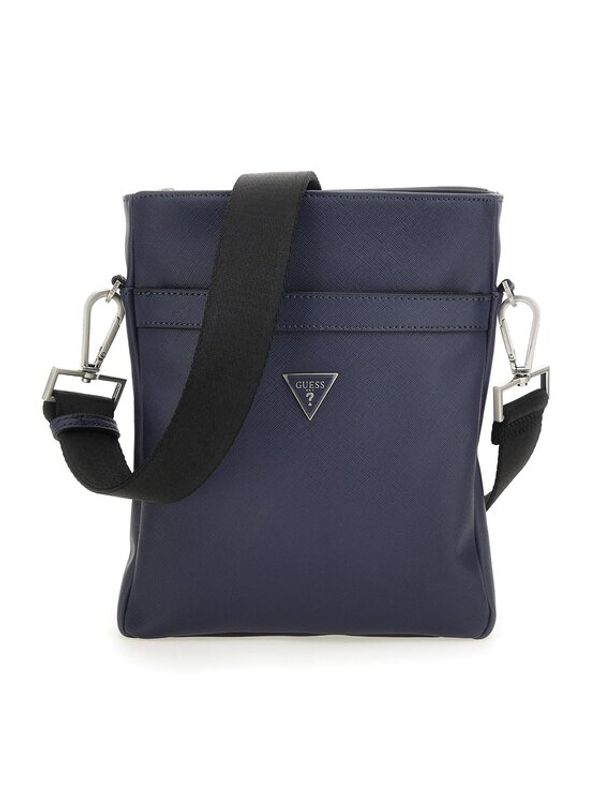 Guess Guess Мъжка чантичка Certosa Saffianio Smart HMECSA P3199 Тъмносин