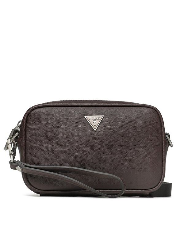 Guess Guess Мъжка чантичка Certosa Saffiano Smart Accessories PMECSA P3145 Бордо