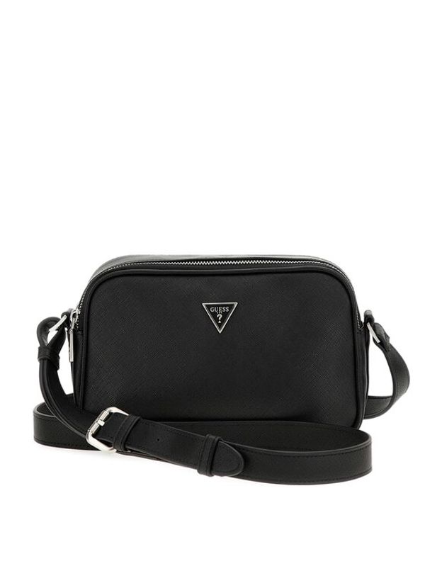 Guess Guess Мъжка чантичка Certosa Saffiano Smart Mini Bags HMECSA P3329 Черен