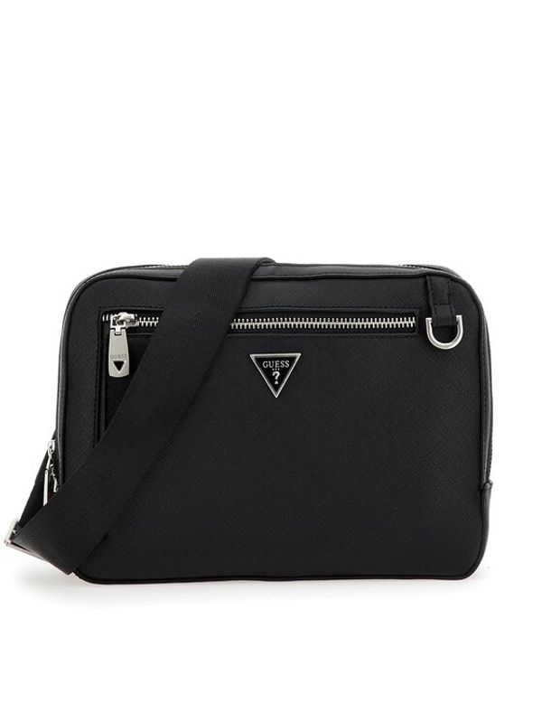 Guess Guess Мъжка чантичка Certosa Saffiono Smart Mini Bags HMECSA P3398 Черен