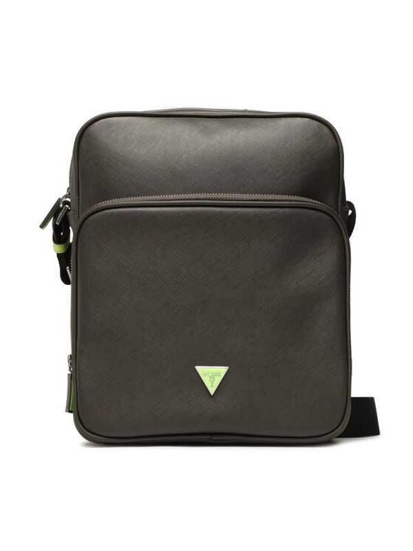 Guess Guess Мъжка чантичка Certosa Safiiano Smart HMECSA P3213 Сив