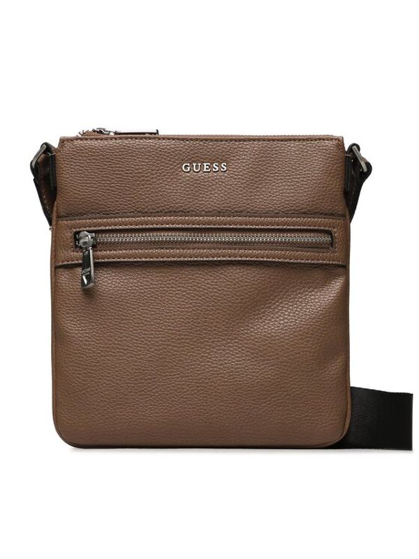 Guess Guess Мъжка чантичка Riviera Mini Bags HMRIVI P3376 Кафяв