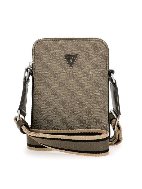 Guess Guess Мъжка чантичка Strave Mini Bags HMSTRA P3381 Бежов