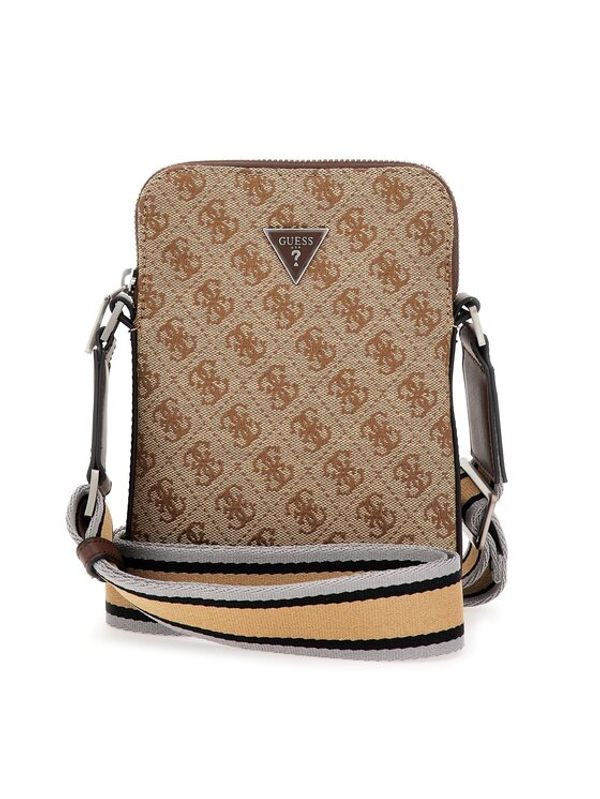 Guess Guess Мъжка чантичка Strave Mini Bags HMSTRA P3381 Кафяв
