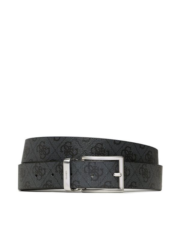 Guess Guess Мъжки колан Vezzola Belts BM7541 LEA35 Черен