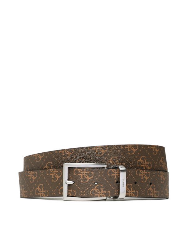 Guess Guess Мъжки колан Vezzola Belts BM7541 LEA35 Кафяв