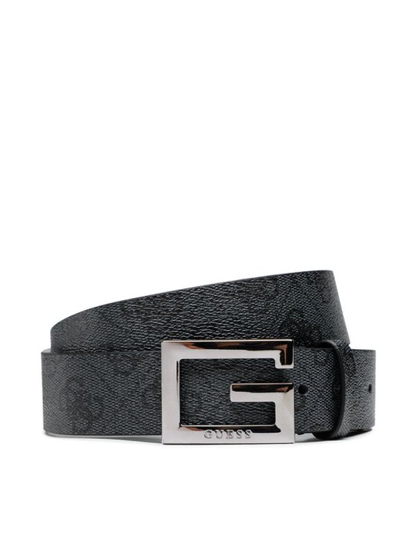 Guess Guess Мъжки колан Vezzola Belts BM7661 VIN35 Черен