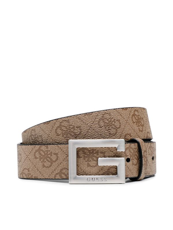 Guess Guess Мъжки колан Vezzola Belts BM7661 VIN35 Кафяв