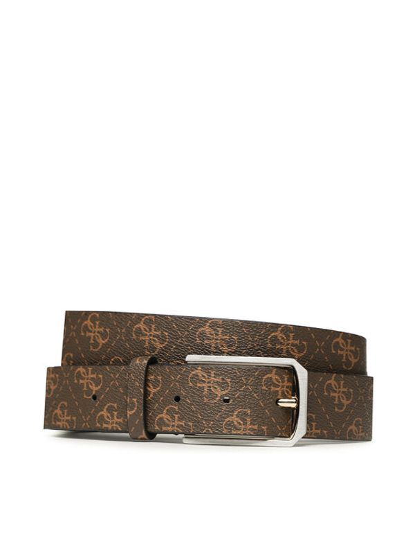 Guess Guess Мъжки колан Vezzola Belts BM7723 VIN35 Кафяв