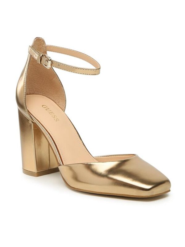 Guess Guess Обувки Kiella FL5KIE PAT03 Златист