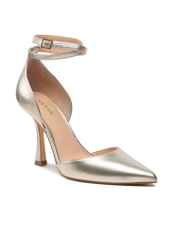 Guess Guess Обувки на ток Sydnie FL5SYD LEA03 Златист