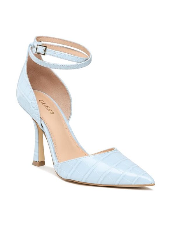 Guess Guess Обувки на ток Sydnie2 FL5DNI PEL03 Син