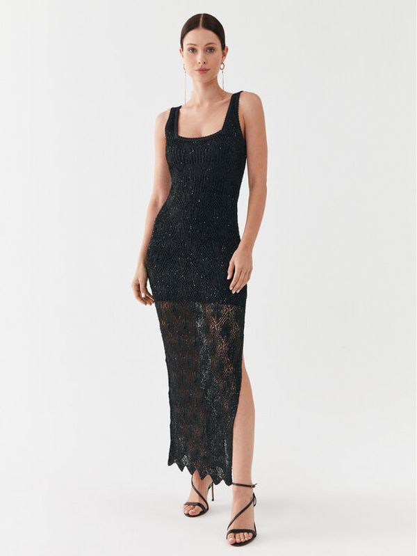 Guess Guess Официална рокля W3YK75 Z37G0 Черен Slim Fit