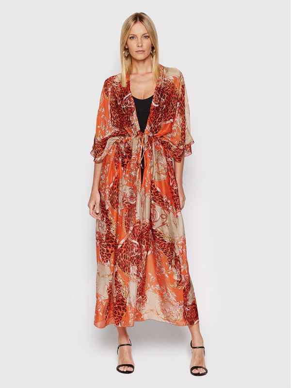 Guess Guess Плажна рокля E2GK00 WE550 Оранжев Regular Fit