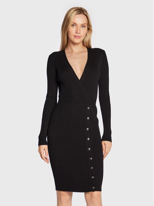 Guess Guess Плетена рокля Alexandra W2BK39 Z2V42 Черен Slim Fit