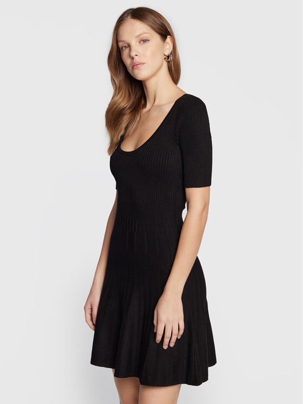 Guess Guess Плетена рокля Amelia W2GK78 Z2YJ2 Черен Regular Fit