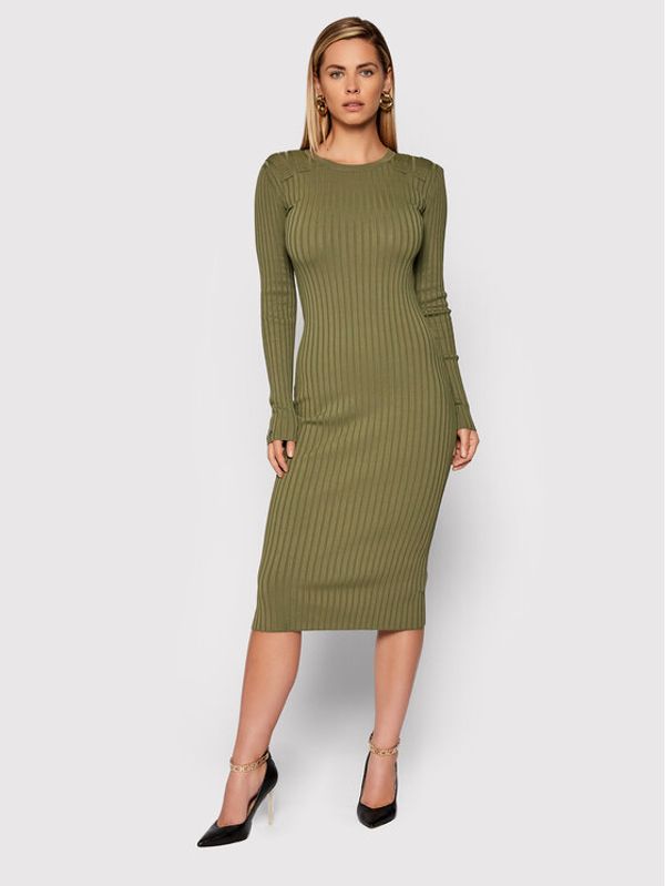 Guess Guess Плетена рокля Florinda W1BK33 Z2T70 Зелен Slim Fit