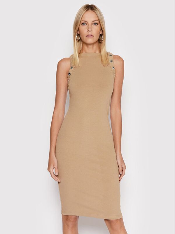 Guess Guess Плетена рокля Irene W2RK11 K8RT2 Бежов Slim Fit