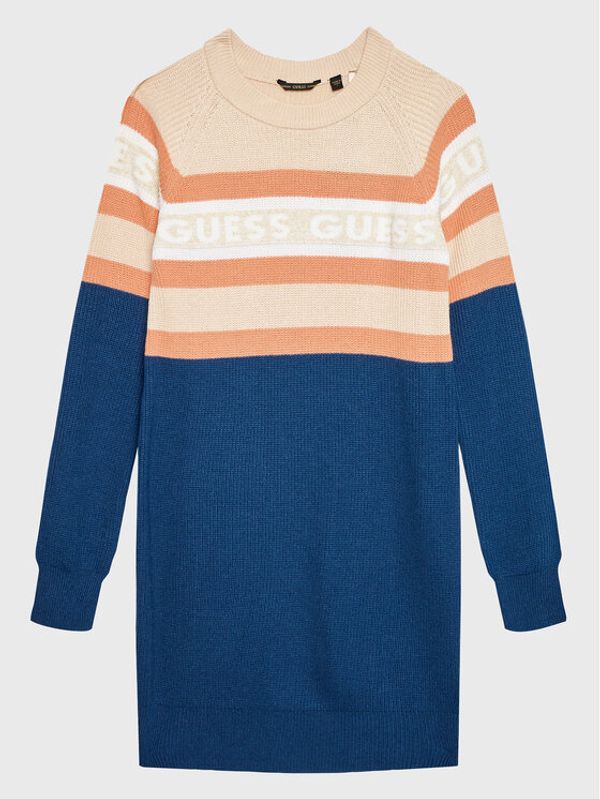 Guess Guess Плетена рокля J2BK03 Z2V80 Тъмносин Regular Fit