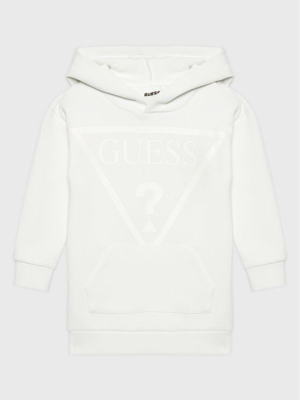 Guess Guess Плетена рокля J2BK35 FL03S Бял Regular Fit