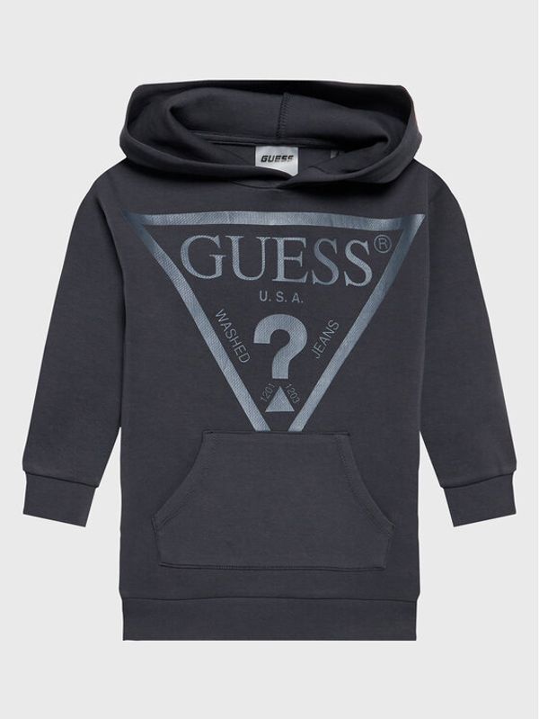 Guess Guess Плетена рокля J2BK35 FL03S Черен Regular Fit
