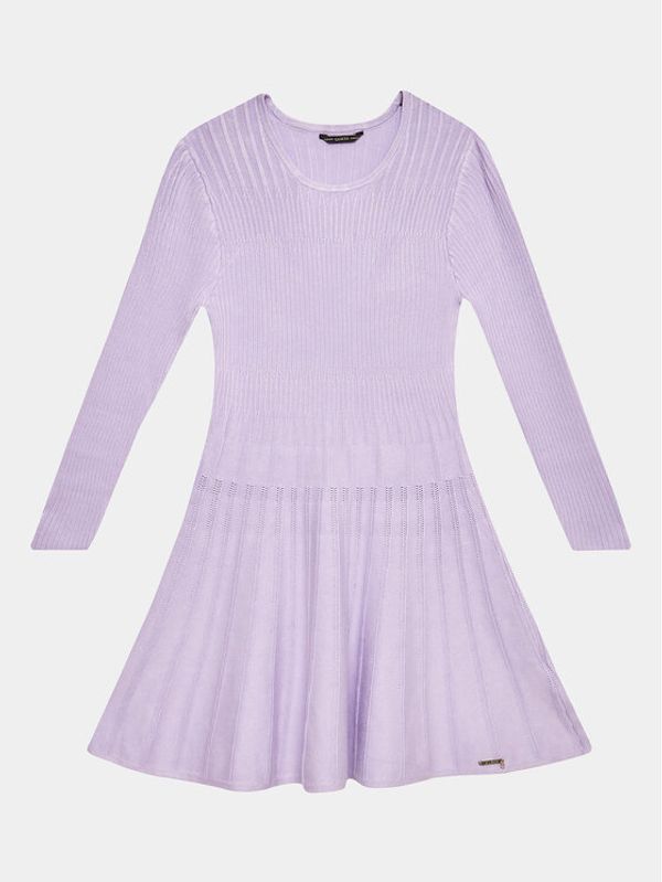 Guess Guess Плетена рокля J2YK03 Z2YJ2 Розов Slim Fit