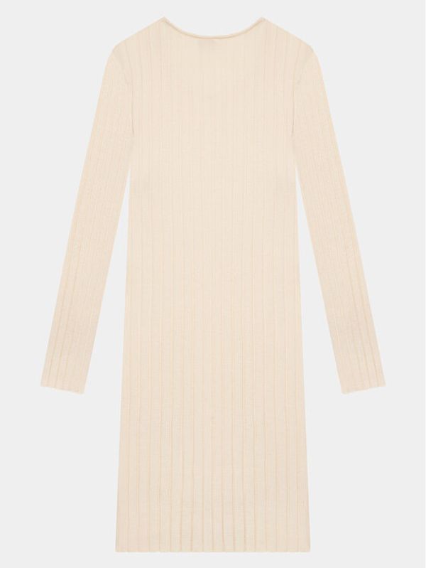 Guess Guess Плетена рокля J2YK07 Z2V40 Екрю Regular Fit