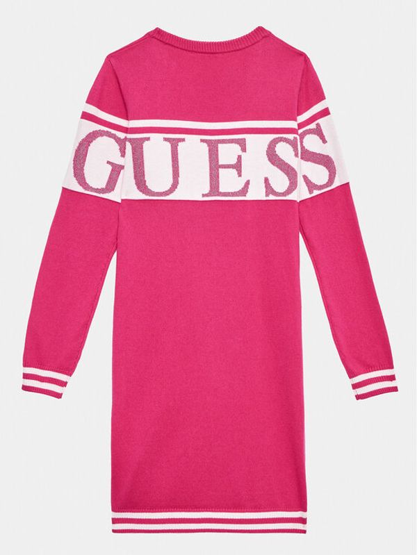 Guess Guess Плетена рокля J3YK03 Z38B0 Розов Regular Fit