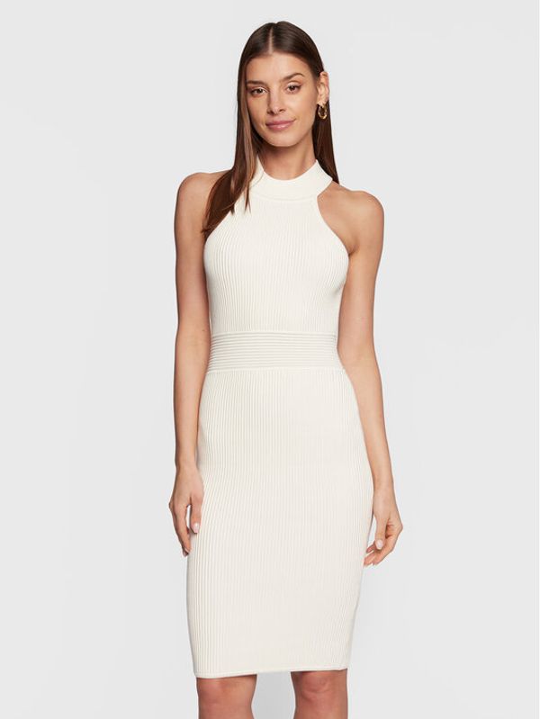 Guess Guess Плетена рокля Janice W3RK28 Z2YJ2 Бежов Slim Fit