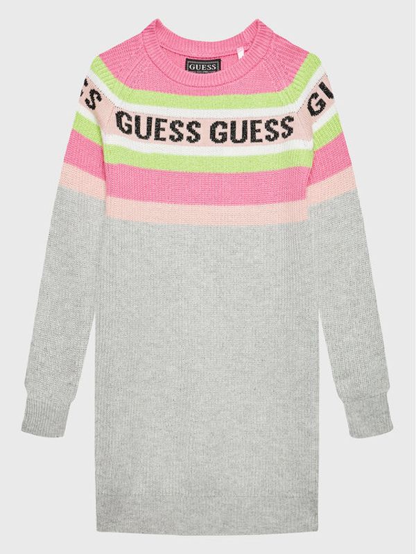 Guess Guess Плетена рокля K2BK03 Z2V80 Сив Regular Fit