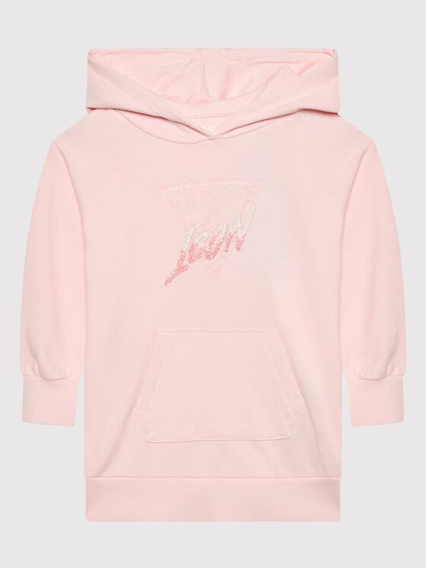 Guess Guess Плетена рокля K2YK03 KA6R3 Розов Regular Fit