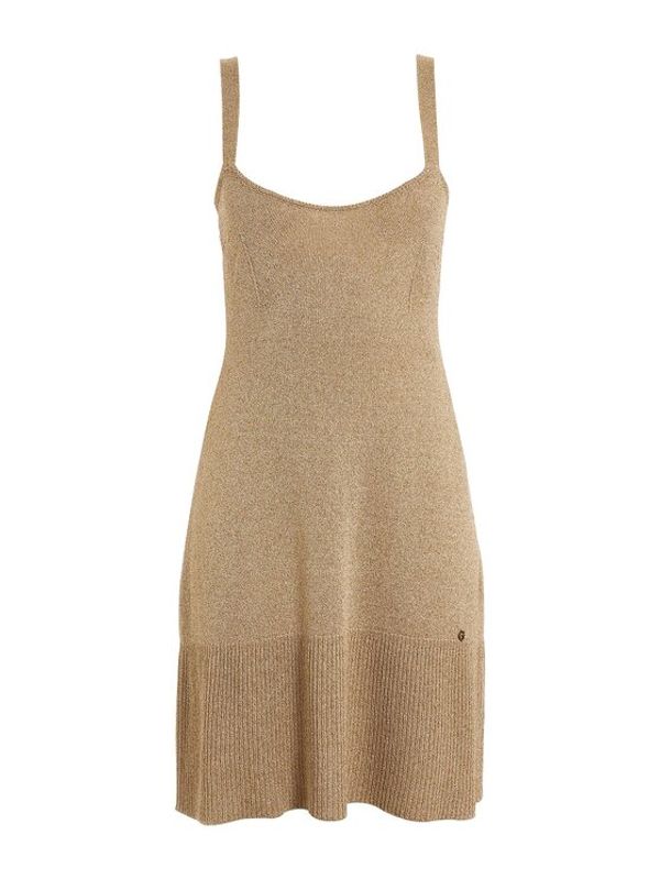 Guess Guess Плетена рокля Marion W3GK35 Z36K0 Бежов Slim Fit