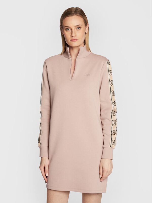 Guess Guess Плетена рокля V3RK02 KA3P1 Розов Relaxed Fit