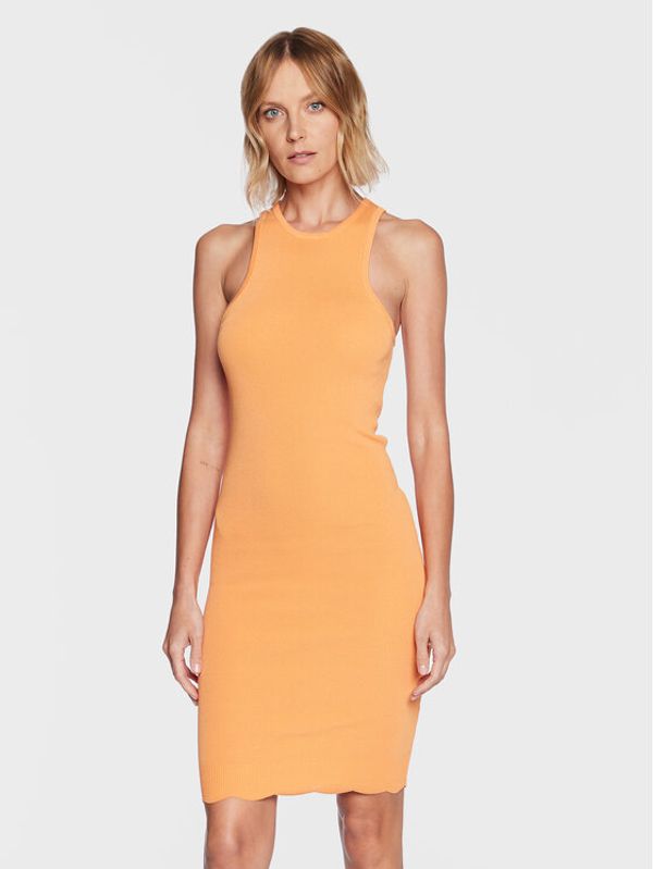 Guess Guess Плетена рокля Vicky W3GK0F Z2Z80 Оранжев Slim Fit