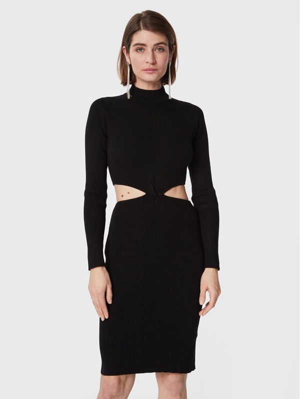 Guess Guess Плетена рокля W3RK26 Z2YN2 Черен Slim Fit