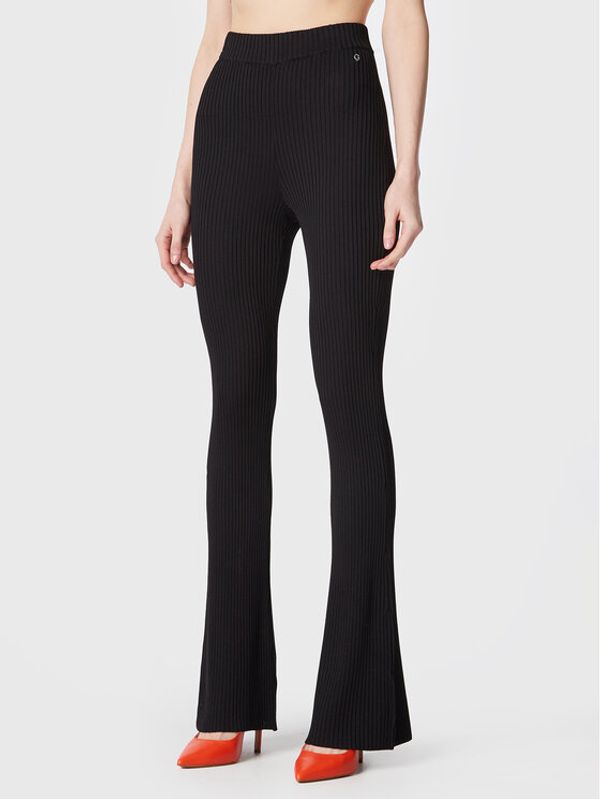 Guess Guess Плетени панталони W3RB25 Z2U00 Черен Regular Fit