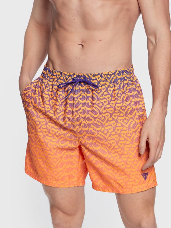 Guess Guess Плувни шорти F3GT05 TEL62 Виолетов Regular Fit